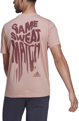 Adidas T-Krekli M Ten Game G Tee Pink HA0963 HA0963/S cena un informācija | Vīriešu T-krekli | 220.lv