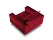 Krēsls Interieurs86 Triomphe, sarkans/zeltainas krāsas цена и информация | Atpūtas krēsli | 220.lv