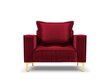 Krēsls Interieurs86 Triomphe, sarkans/zeltainas krāsas cena un informācija | Atpūtas krēsli | 220.lv