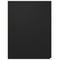 vidaXL atvilktņu skapis, melns, 20x45,5x60 cm, skaidu plāksne цена и информация | Skapīši viesistabai | 220.lv