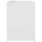 vidaXL naktsskapīši, 2 gab., 40x30x40 cm, balti, skaidu plāksne cena un informācija | Naktsskapīši | 220.lv