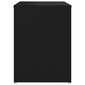 vidaXL naktsskapītis, melns, 40x30x40 cm, skaidu plāksne цена и информация | Naktsskapīši | 220.lv