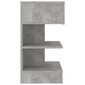 vidaXL naktsskapīši, 2 gab., 40x35x65 cm, betona pelēki cena un informācija | Naktsskapīši | 220.lv