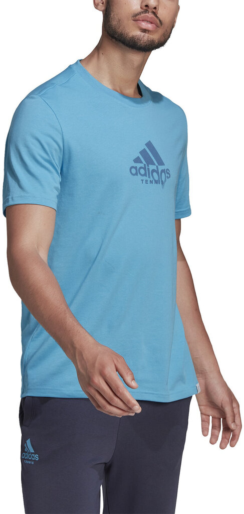 Adidas T-Krekli M Ten Game G Tee Blue HC1648 HC1648/XL cena un informācija | Vīriešu T-krekli | 220.lv