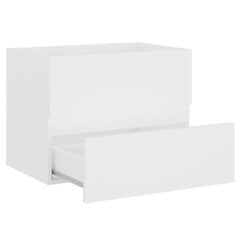 vidaXL izlietnes skapītis, balts, 60x38,5x45 cm, skaidu plāksne цена и информация | Комплекты в ванную | 220.lv