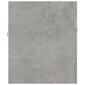 vidaXL izlietnes skapītis, betona pelēks, 90x38,5x46 cm, skaidu plātne cena un informācija | Vannas istabas skapīši | 220.lv