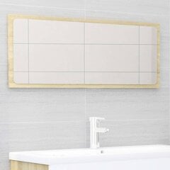 vidaXL 2-daļīgs vannasistabas mēbeļu komplekts, balta, ozolkoka krāsa cena un informācija | Vannas istabas mēbeļu komplekti | 220.lv