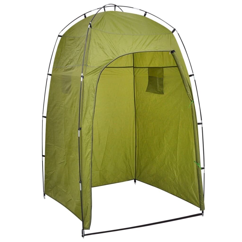 vidaXL pārnēsājama kempinga tualete ar telti, 10+10 L cena un informācija | Citas tūrisma preces | 220.lv