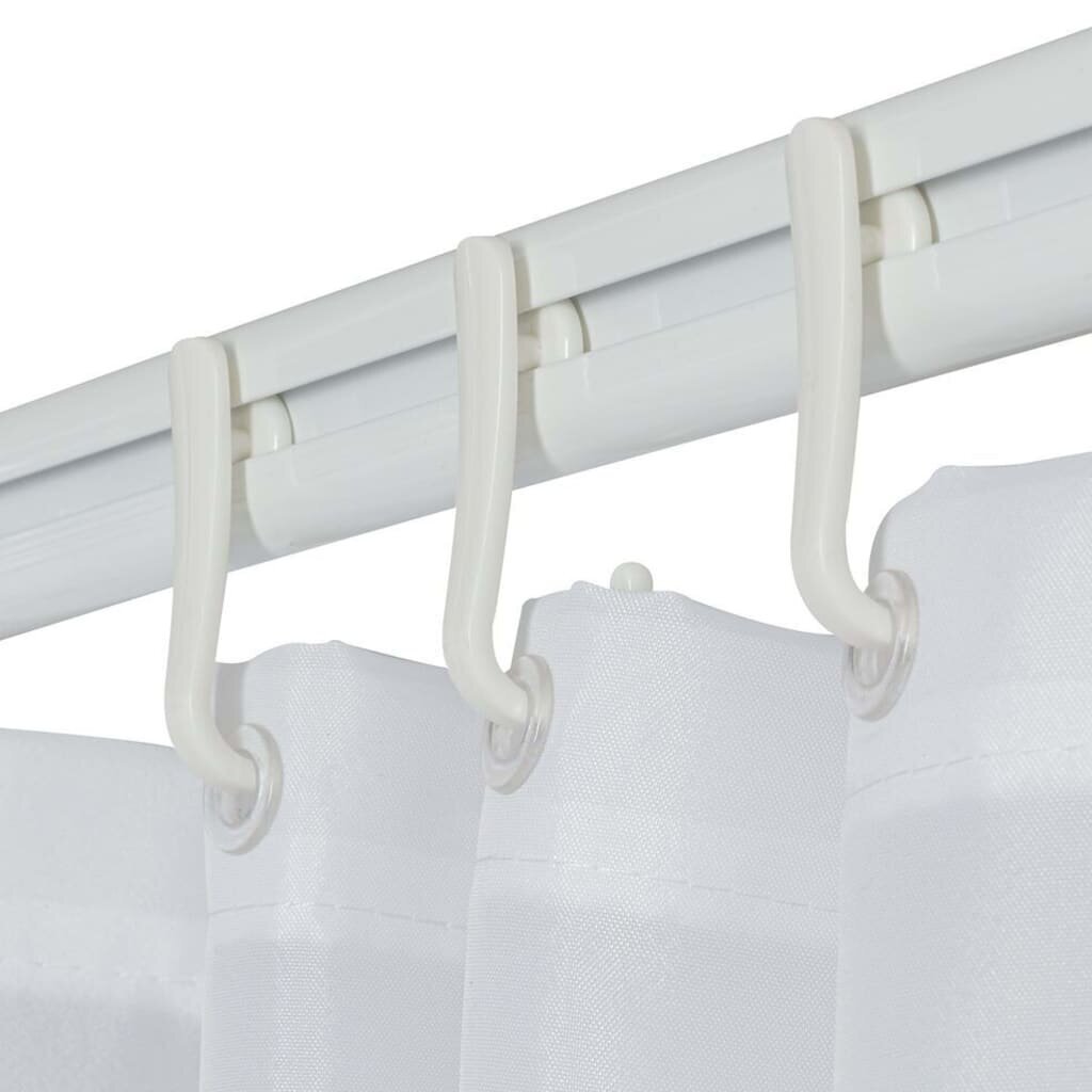 Sealskin dušas aizkaru sliežu komplekts Easy-Roll, balts cena un informācija | Vannas istabas aksesuāri | 220.lv