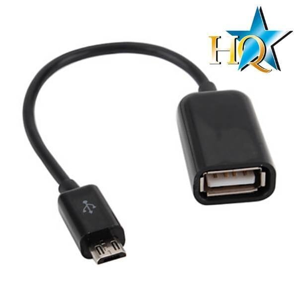 HQ Micro USB OTG Host Adapteris Micro USB Male uz USB Type A (OEM) cena un informācija | Adapteri un USB centrmezgli | 220.lv