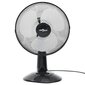 vidaXL galda ventilators ar 3 ātrumiem, 30 cm, 40 W, melns цена и информация | Ventilatori | 220.lv