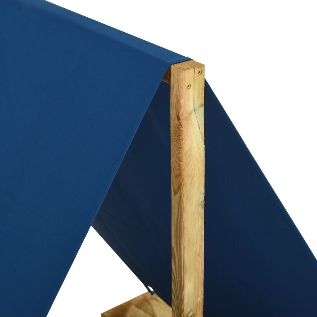 vidaXL smilšu kaste ar jumtu, 80x60x97,5 cm, impregnēts priedes koks цена и информация | Smilšu kastes, smiltis | 220.lv