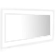 Spogulis vidaXL LED 100, balts цена и информация | Зеркала в ванную | 220.lv