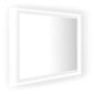 Spogulis vidaXL LED 60, balts cena un informācija | Vannas istabas spoguļi | 220.lv