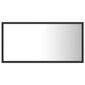 Spogulis vidaXL LED 80, tumši pelēks cena un informācija | Vannas istabas spoguļi | 220.lv
