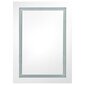 vidaXL vannasistabas skapītis ar spoguli un LED, 50x13x70 cm, ozolkoka цена и информация | Vannas istabas skapīši | 220.lv