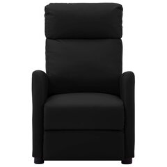 vidaXL elektrisks masāžas krēsls, atgāžams, melna mākslīgā āda цена и информация | Кресла в гостиную | 220.lv