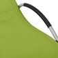 vidaXL sauļošanās zvilnis, tekstilēns, zaļš un pelēks cena un informācija | Sauļošanās krēsli | 220.lv