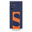 Silicone Cover with Strap for Samsung Galaxy S22 Ultra, Navy