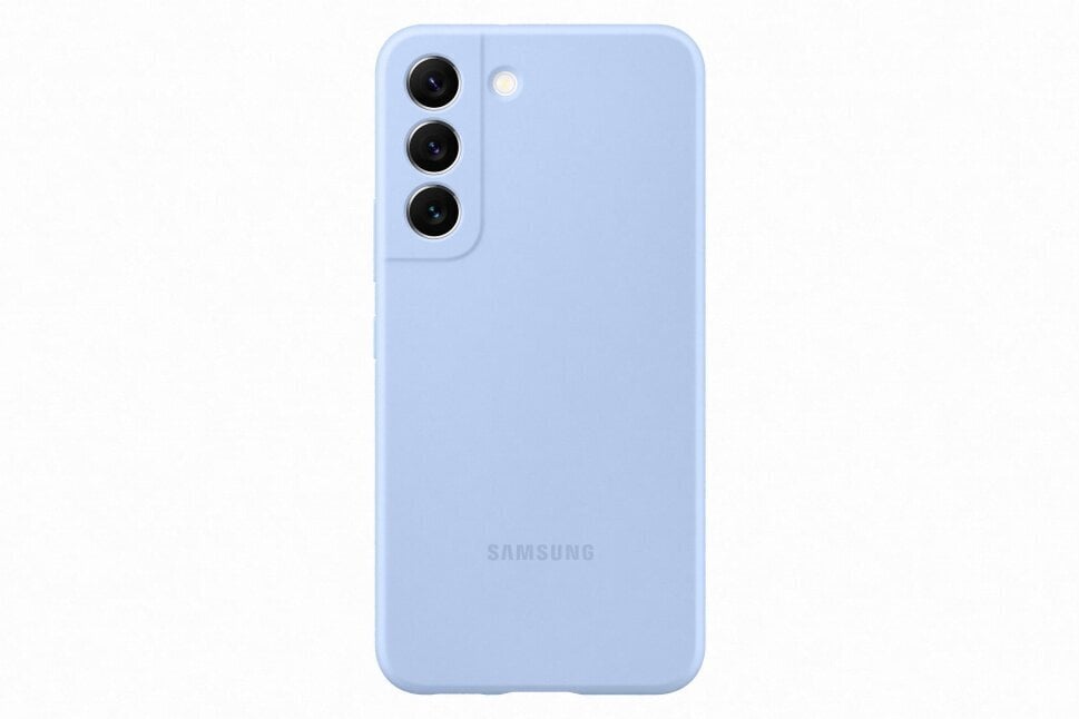 Samsung Galaxy S22 Silicone Cover, Sky Blue cena un informācija | Telefonu vāciņi, maciņi | 220.lv