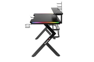 Игровой стол HUZARO HERO 5.0 RGB цена и информация | Компьютерные, письменные столы | 220.lv