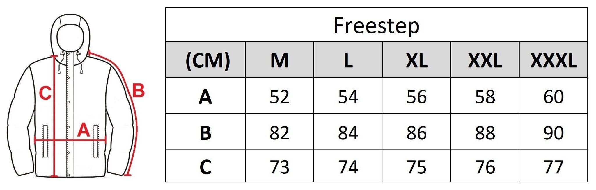 Vīriešu jaka Freestep red cena un informācija | Vīriešu virsjakas | 220.lv