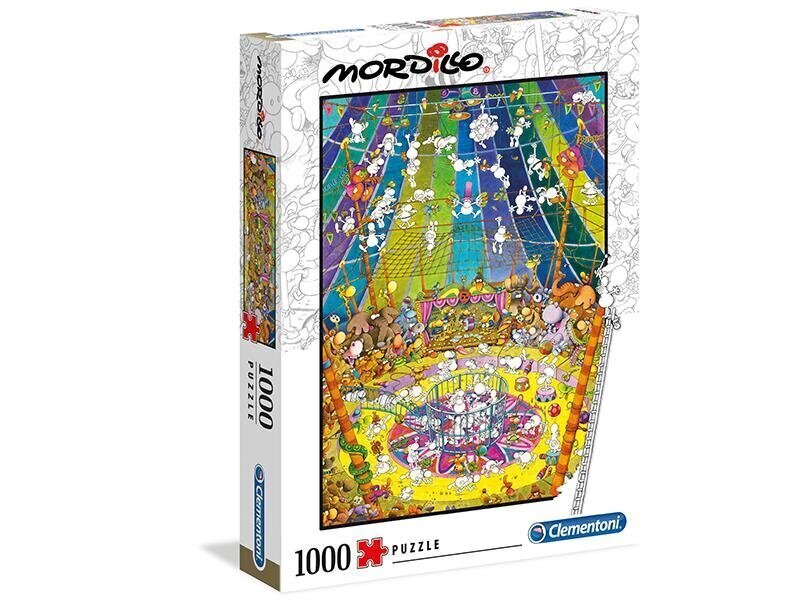 Puzle Clementoni Mordillo The Show, 1000 gab. цена и информация | Puzles, 3D puzles | 220.lv
