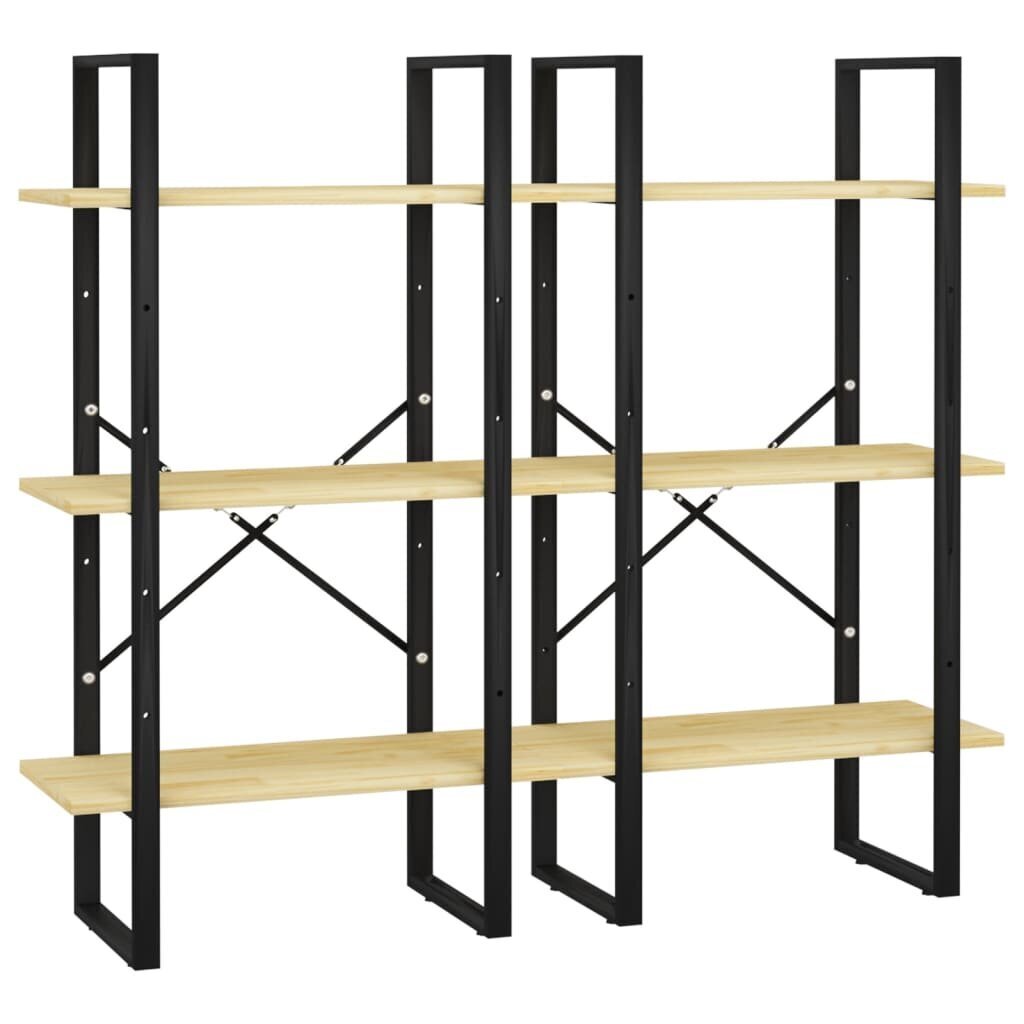 vidaXL plaukts, 60x30x210 cm, priedes masīvkoks cena un informācija | Saimniecības plaukti | 220.lv