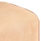 vidaXL vingrošanas buks, 160 cm, brūna dabīgā āda, mango masīvkoks cena un informācija | Virtuves un ēdamistabas krēsli | 220.lv