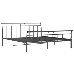 Кровать, металлическая, черная, 180 x 200 см цена и информация | Кровати | 220.lv
