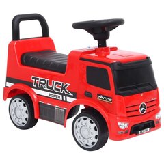 vidaXL stumjams rotaļu auto, Mercedes-Benz Truck, sarkans цена и информация | Игрушки для малышей | 220.lv