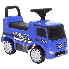 vidaXL stumjams rotaļu auto, Mercedes-Benz Truck, zils цена и информация | Игрушки для малышей | 220.lv