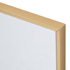 vidaXL spogulis, 50x50 cm, zelta krāsā cena un informācija | Spoguļi | 220.lv