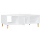 vidaXL kafijas galdiņš, balts, 103,5x60x35 cm, skaidu plāksne cena un informācija | Žurnālgaldiņi | 220.lv