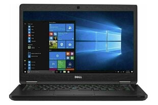 DELL Latitude 5480 i5-6300U 14.0 FHD 16GB RAM 512GB SSD WebCam Win 10 Pro, atjaunots cena un informācija | Portatīvie datori | 220.lv