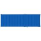 vidaXL sauļošanās zvilnis, koši zils matracis, impregnēta priede cena un informācija | Sauļošanās krēsli | 220.lv
