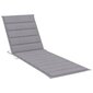 vidaXL sauļošanās zvilnis ar galdiņu un matraci, impregnēta priede cena un informācija | Sauļošanās krēsli | 220.lv