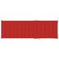 vidaXL divvietīgs sauļošanās zvilnis, sarkani matrači, priedes koks cena un informācija | Sauļošanās krēsli | 220.lv