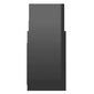 vidaXL plaukts, spīdīgi melns, 60x26x60 cm, skaidu plāksne cena un informācija | Skapīši viesistabai | 220.lv