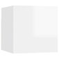 vidaXL naktsskapīši, 2 gab., 30,5x30x30 cm, balti, skaidu plāksne цена и информация | Naktsskapīši | 220.lv