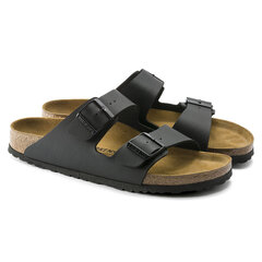 BIRKENSTOCK vīriešu apavi ARIZONA BS / Black / Regular Fit / 51791 цена и информация | Мужские шлепанцы, босоножки | 220.lv