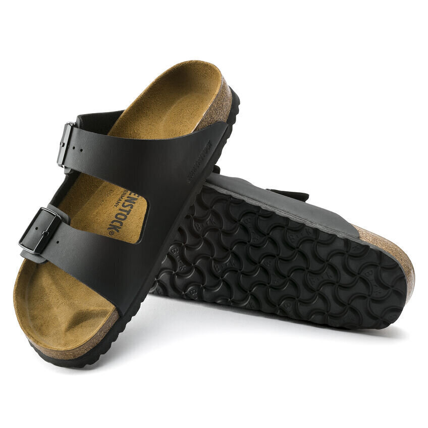 BIRKENSTOCK vīriešu apavi ARIZONA BS / Black / Narrow Fit / 51793 cena un informācija | Vīriešu iešļūcenes, čības, sandales | 220.lv