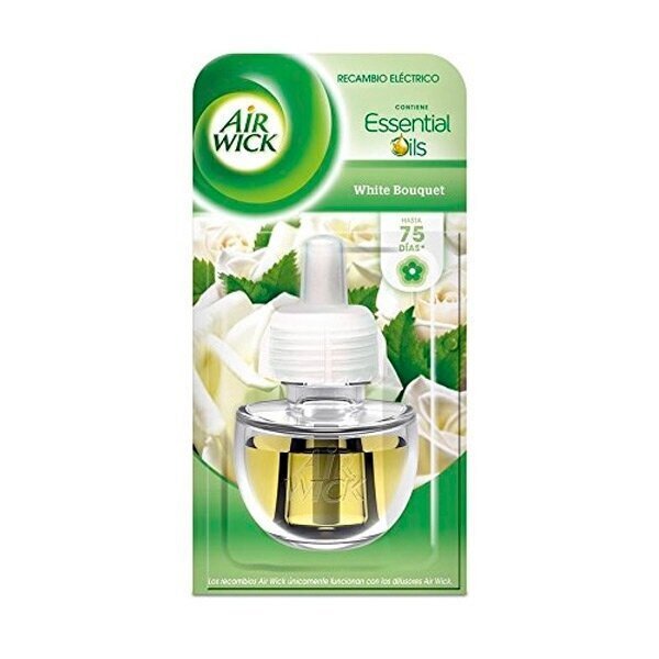 Gaisa Atsvaidzinātāja Uzpildāmās Daļas White Bouquet Air Wick (19 ml) cena un informācija | Gaisa atsvaidzinātāji | 220.lv