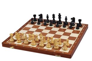 Koka šaha galdiņš ar figūrām cena un informācija | Galda spēles | 220.lv