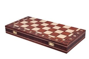 Šaha galdiņš ar koka pogām Vēstnieks kaina ir informacija | Galda spēles | 220.lv
