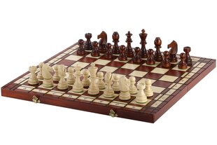 Šaha galdiņš ar koka pogām Turnīrs cena un informācija | Galda spēles | 220.lv