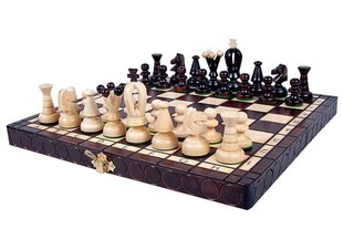 Šaha galdiņš ar koka pogām Karalis cena un informācija | Galda spēles | 220.lv
