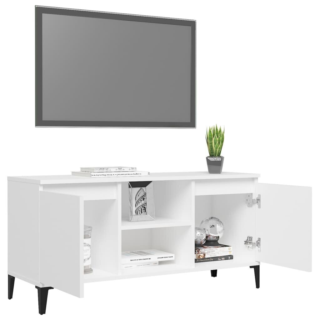 TV skapītis vidaXL, 103.5x35x50 cm, balts цена и информация | TV galdiņi | 220.lv