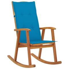 Šūpuļkrēsls ar matračiem vidaXL, brūns cena un informācija | Atpūtas krēsli | 220.lv