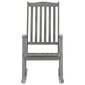 Šūpuļkrēsls ar matračiem vidaXL, pelēks cena un informācija | Atpūtas krēsli | 220.lv